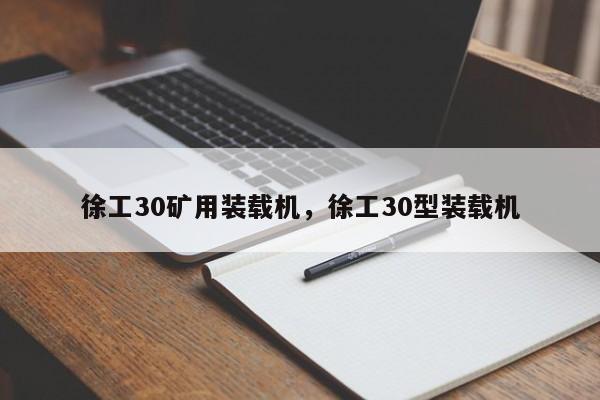 徐工30礦用裝載機，徐工30型裝載機