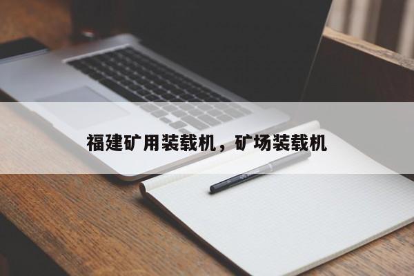 福建礦用裝載機，礦場裝載機